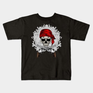 Skull Guns Kids T-Shirt
